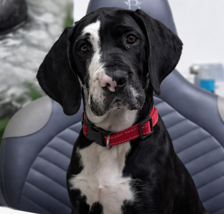 Therapiehund in Ausbildung Holly Deutsche Dogge 